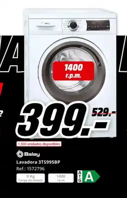 MediaMarkt BALAY Lavadora 3TS995BP oferta