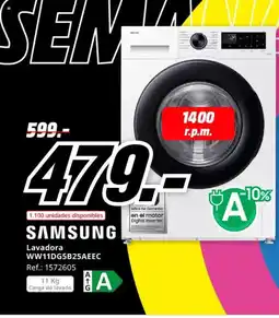 MediaMarkt SAMSUNG Lavadora WW11DG5B25AEEC oferta