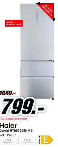 MediaMarkt HAIER Combi HTR5720ENMG oferta