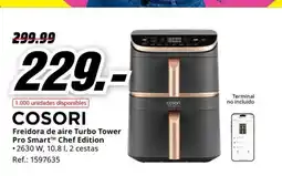 MediaMarkt COSORI Freidora de aire Turbo Tower Pro Smart Chef Edition oferta