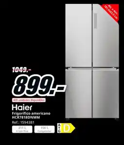 MediaMarkt HAIER Frigorífico americano HCR7818DNMM oferta