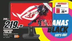 MediaMarkt ASUS Monitor gaming 27" ROG Strix XG27ACS oferta
