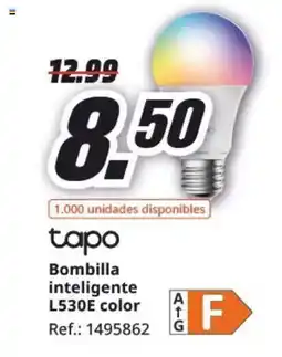 MediaMarkt TAPO Bombilla inteligente L530E color oferta