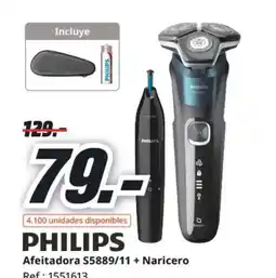 MediaMarkt PHILIPS Afeitadora S5889/11 + Naricero oferta