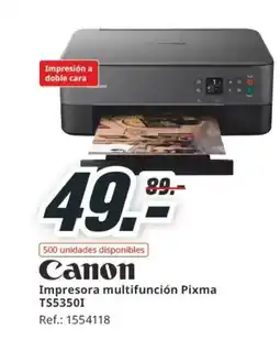 MediaMarkt CANON Impresora multifunción Pixma TS5350I oferta