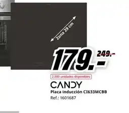 MediaMarkt CANDY Placa inducción CI633MCBB oferta