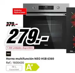 MediaMarkt TEKA Horno multifunción NEO HSB 6360 oferta