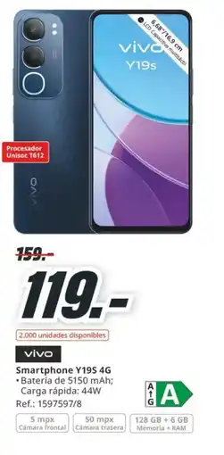 MediaMarkt VIVO Smartphone Y19S 4G oferta