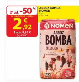 Alcampo NOMEN Arroz bomba oferta