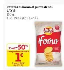 Alcampo LAY'S Patatas al horno al punto de sal oferta