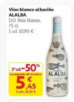 Alcampo ALALBA Vino blanco albariño oferta