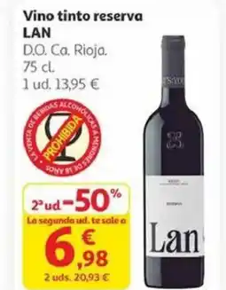 Alcampo LAN Vino tinto reserva oferta