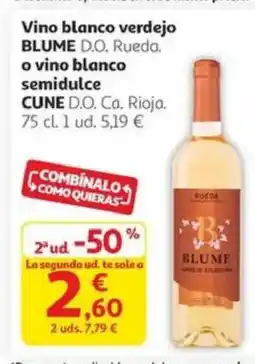 Alcampo BLUME Vino blanco verdejo oferta