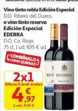 Alcampo Vino tinto roble Edición Especial oferta