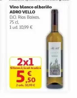 Alcampo ADRO VELLO Vino blanco albariño oferta