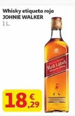 Alcampo JOHNIE WALKER Whisky etiqueta roja oferta