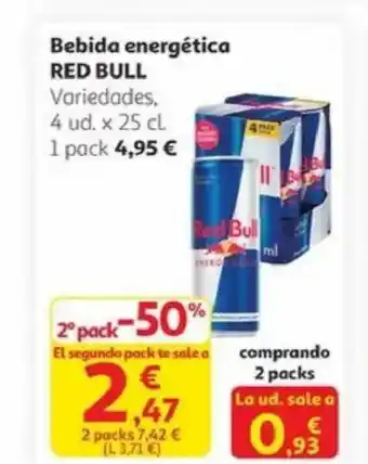 RED BULL Bebida energética