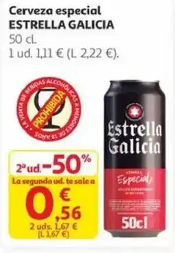 Alcampo ESTRELLA GALICIA Cerveza especial oferta