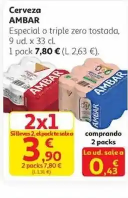 Alcampo AMBAR Cerveza oferta