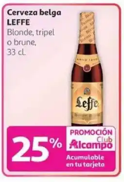 Alcampo LEFFE Cerveza belga oferta