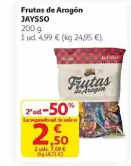 Alcampo JAYSSO Frutas de Aragón oferta