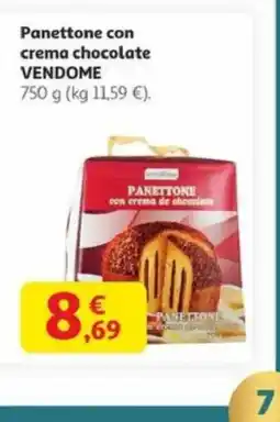 Alcampo VENDOME Panettone con crema chocolate oferta