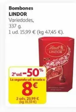 Alcampo LINDOR Bombones oferta