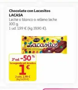 Alcampo LACASA Chocolate con Lacasitos oferta