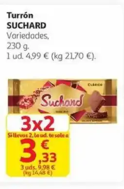Alcampo SUCHARD Turrón oferta