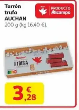 Alcampo AUCHAN Turrón trufa oferta