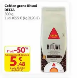 Alcampo DELTA Café en grano Ritual oferta