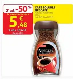 Alcampo NESCAFÉ Café soluble oferta