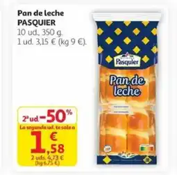 Alcampo PASQUIER Pan de leche oferta