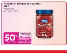 Alcampo HERO Mermelada o confitura de temporada oferta