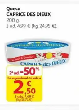 Alcampo CAPRICE DES DIEUX Queso oferta