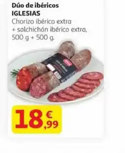 Alcampo IGLESIAS Dúo de ibéricos oferta
