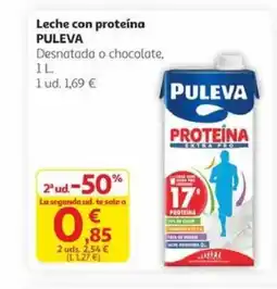 Alcampo PULEVA Leche con proteína oferta