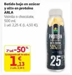 Alcampo ARLA Batido bajo en azúcar y alto en proteína oferta
