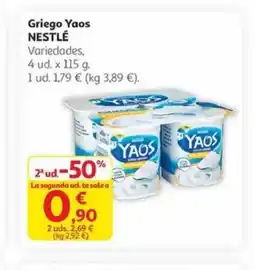 Alcampo NESTLÉ Griego Yaos oferta