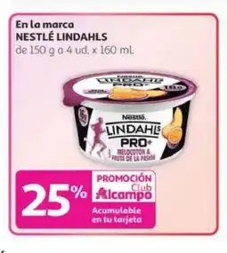 Alcampo NESTLÉ LINDAHLS En la marca oferta