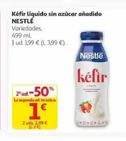 Alcampo NESTLÉ Kéfir líquido sin azúcar añadido oferta