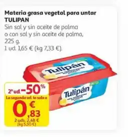 Alcampo TULIPAN Materia grasa vegetal para untar oferta