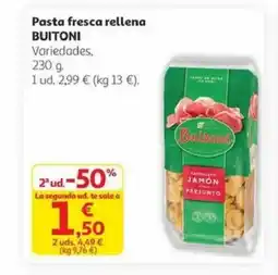 Alcampo BUITONI Pasta fresca rellena oferta