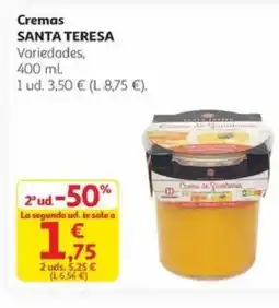 Alcampo SANTA TERESA Cremas oferta