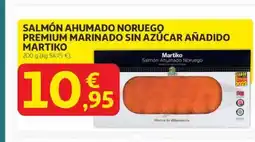 Alcampo MARTIKO Salmón ahumado noruego premium marinado sin azúcar añadido oferta