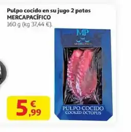Alcampo MERCAPACÍFICO Pulpo cocido en su jugo 2 patas oferta