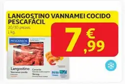Alcampo PESCAFACIL Langostino vannamei cocido oferta
