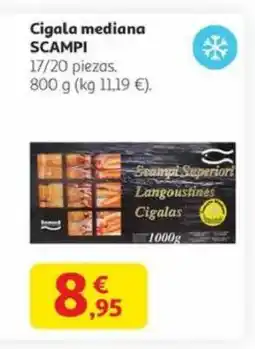 Alcampo SCAMPI Cigala mediana oferta