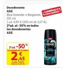 Alcampo AXE Desodorante oferta