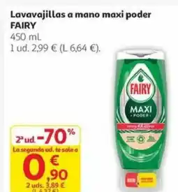 Alcampo FAIRY Lavavajillas a mano maxi poder oferta